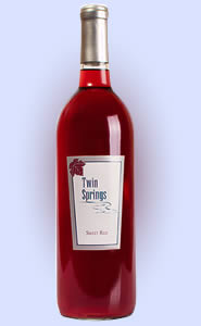 Twin Springs Sweet Red wine